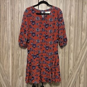 Anthropologie Floral Print Dress